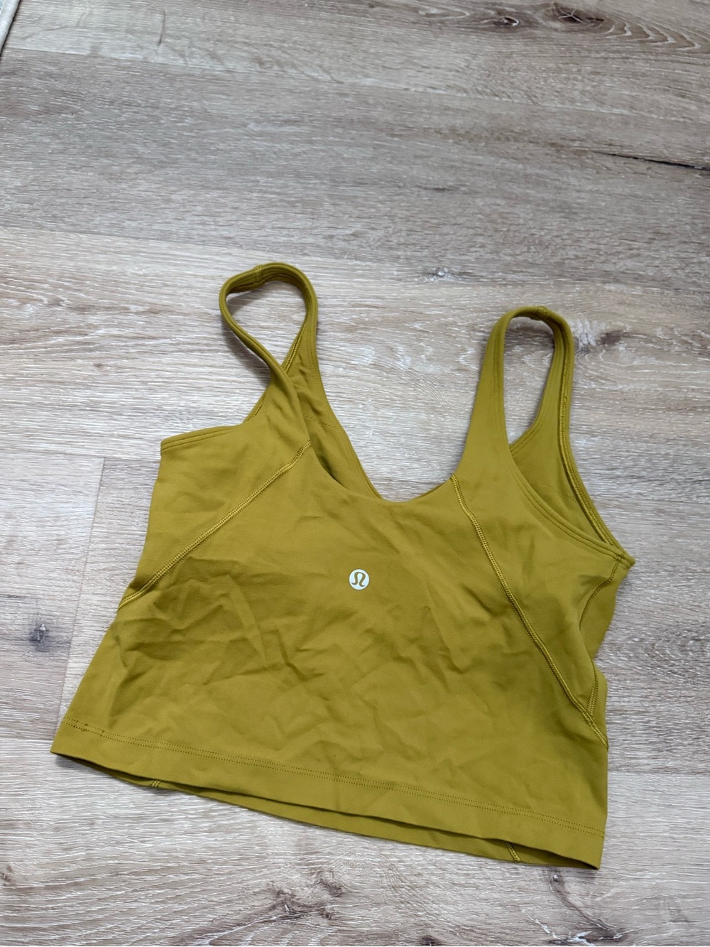 lululemon athletica Olive Drab Scoop Sports Tank